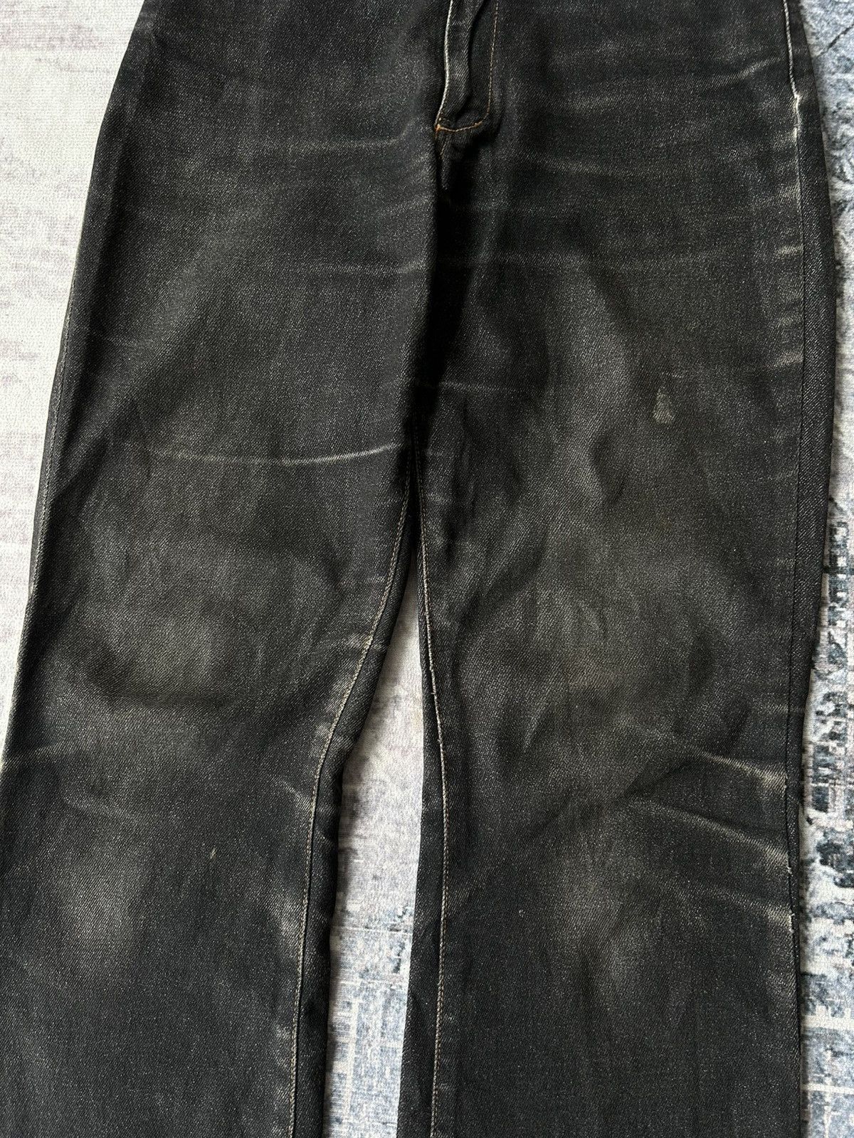 If Six Was Nine Flared Tornado Mart Styles Black Denim Size US 28 / EU 44 - 7 Thumbnail