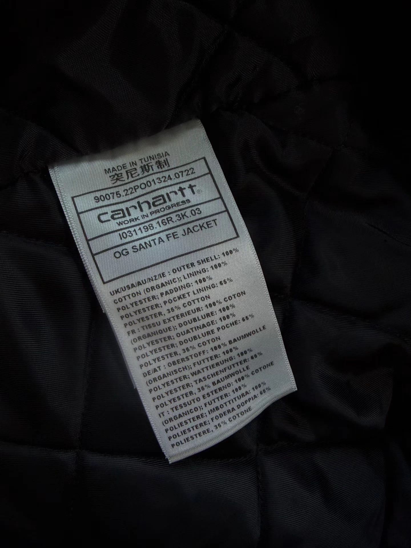 Carhartt Wip Carhartt WIP Relaxed Cotton Workwear Santa Fe Zip Jacket XL Size US XL / EU 56 / 4 - 4 Thumbnail
