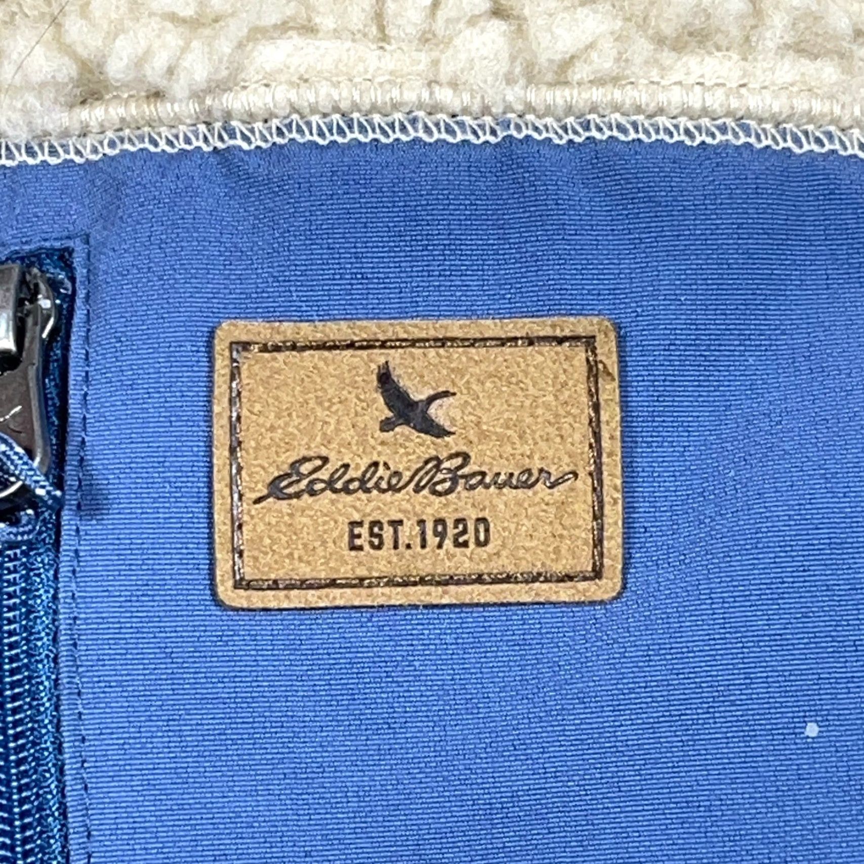 Eddie Bauer Eddie Bauer Vest Women L Beige Fleece Zipper Full Zip Embroidered Logo Tank Sleeveless Casual Seasonal Classic Outdoor Modern Size L / US 10 / IT 46 - 3 Thumbnail