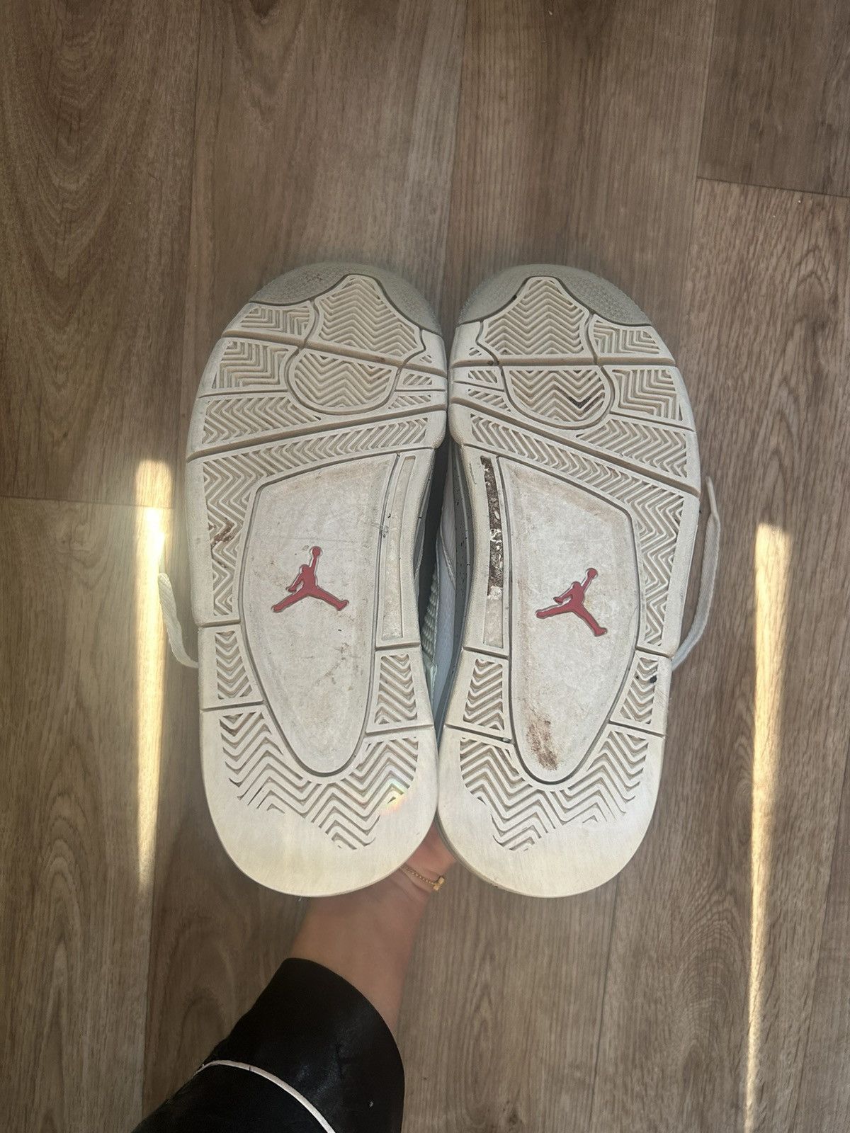 Nike Air Jordan 4 Retro 'White Oreo' Size US 7.5 / IT 37.5 - 6 Thumbnail