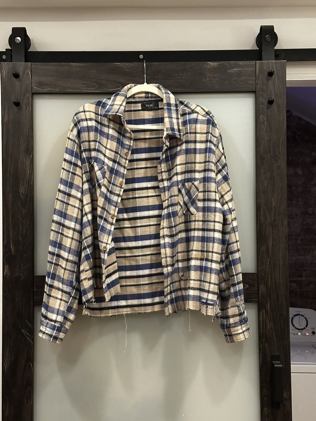Vuja De VUJADE ROSS CHECK FLANNEL IN CASHMERE & COTTON | Grailed