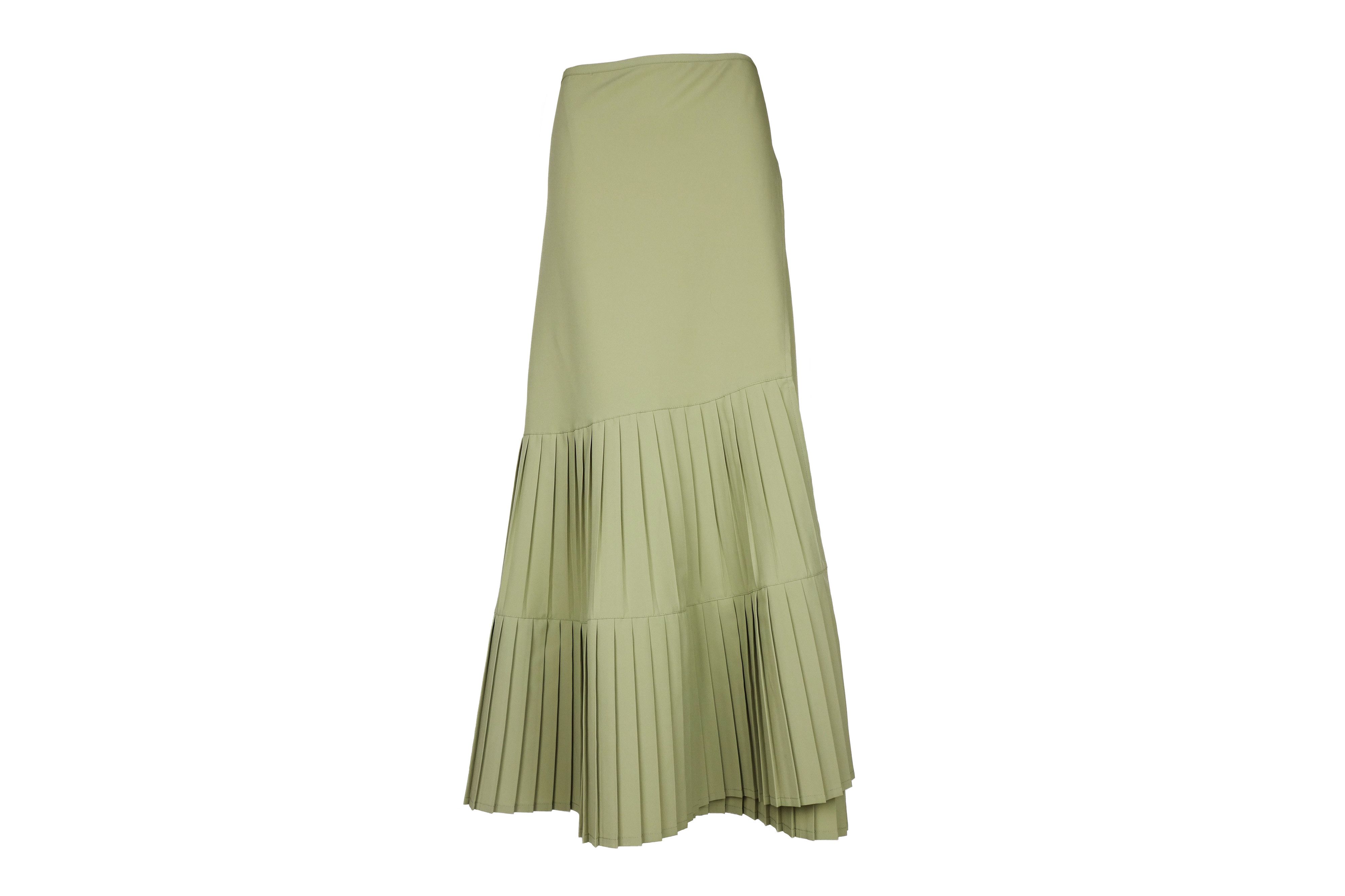 Cop Copine Cop Copine Wrap Maxi Pleated Skirt Long Cargo S M L Vintage Size 28" / US 6 / IT 42 - 4 Thumbnail