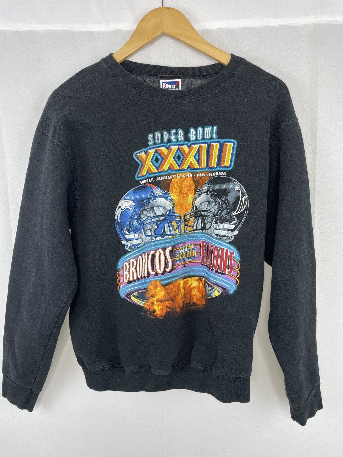 Vintage Super Bowl XXXIII Crewneck Size US M / EU 48-50 / 2 - 1 Thumbnail