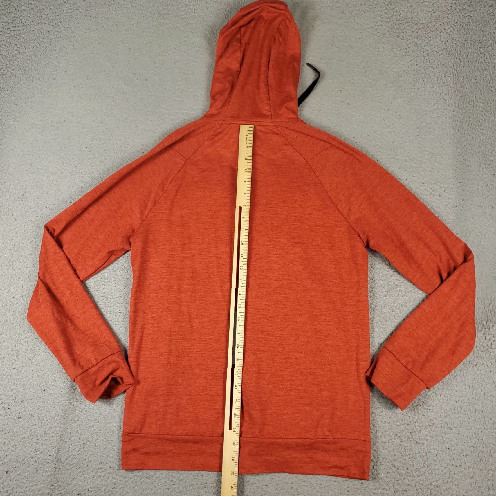 Adidas ASICS Hoodie Mens Size Small Orange Lightweight Full Zip Up Sweatshirt Size US S / EU 44-46 / 1 - 5 Thumbnail