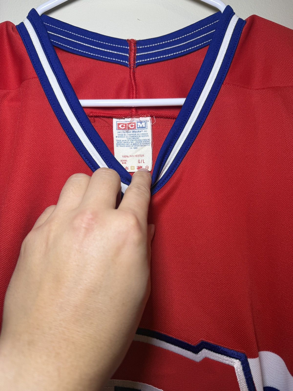 Ccm CCM Montreal Canadiens Ken Dryden NHL Jersey Size US L / EU 52-54 / 3 - 4 Thumbnail
