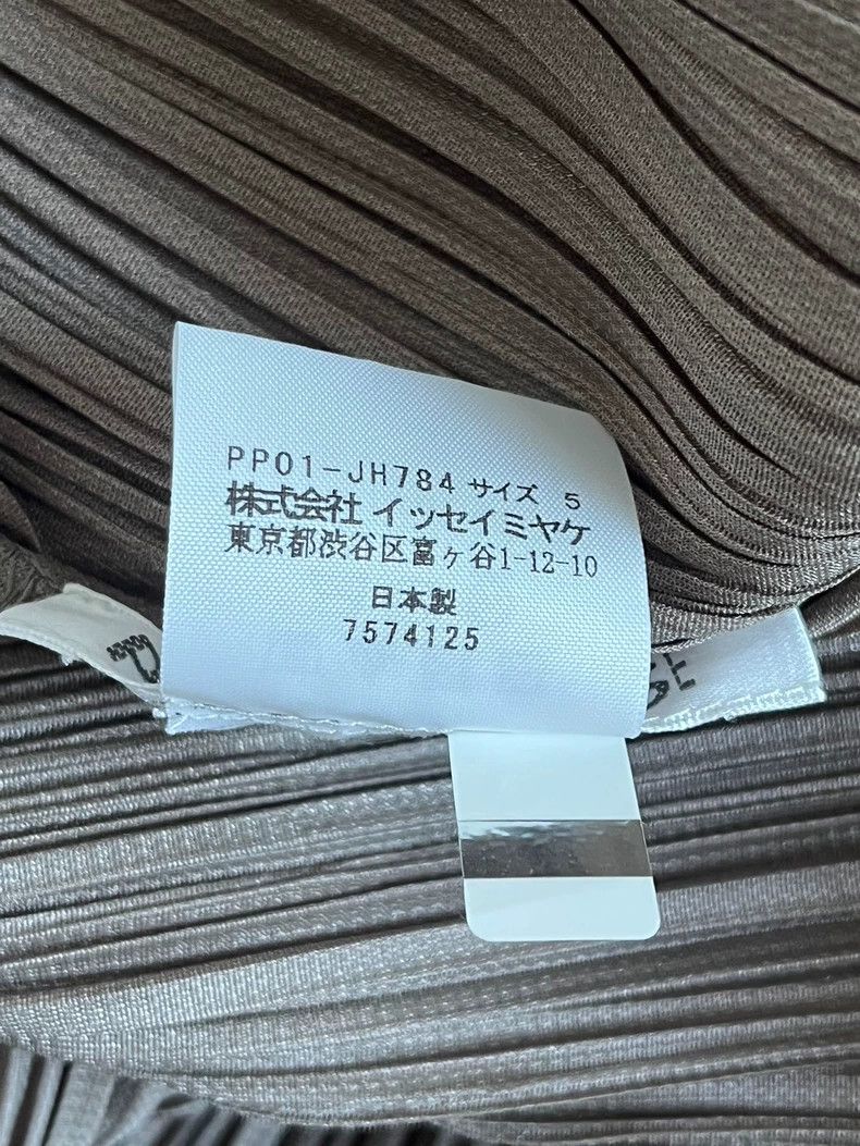 Issey Miyake Issey Miyake size:5 Brown pleated dress Size L / US 10 / IT 46 - 4 Thumbnail