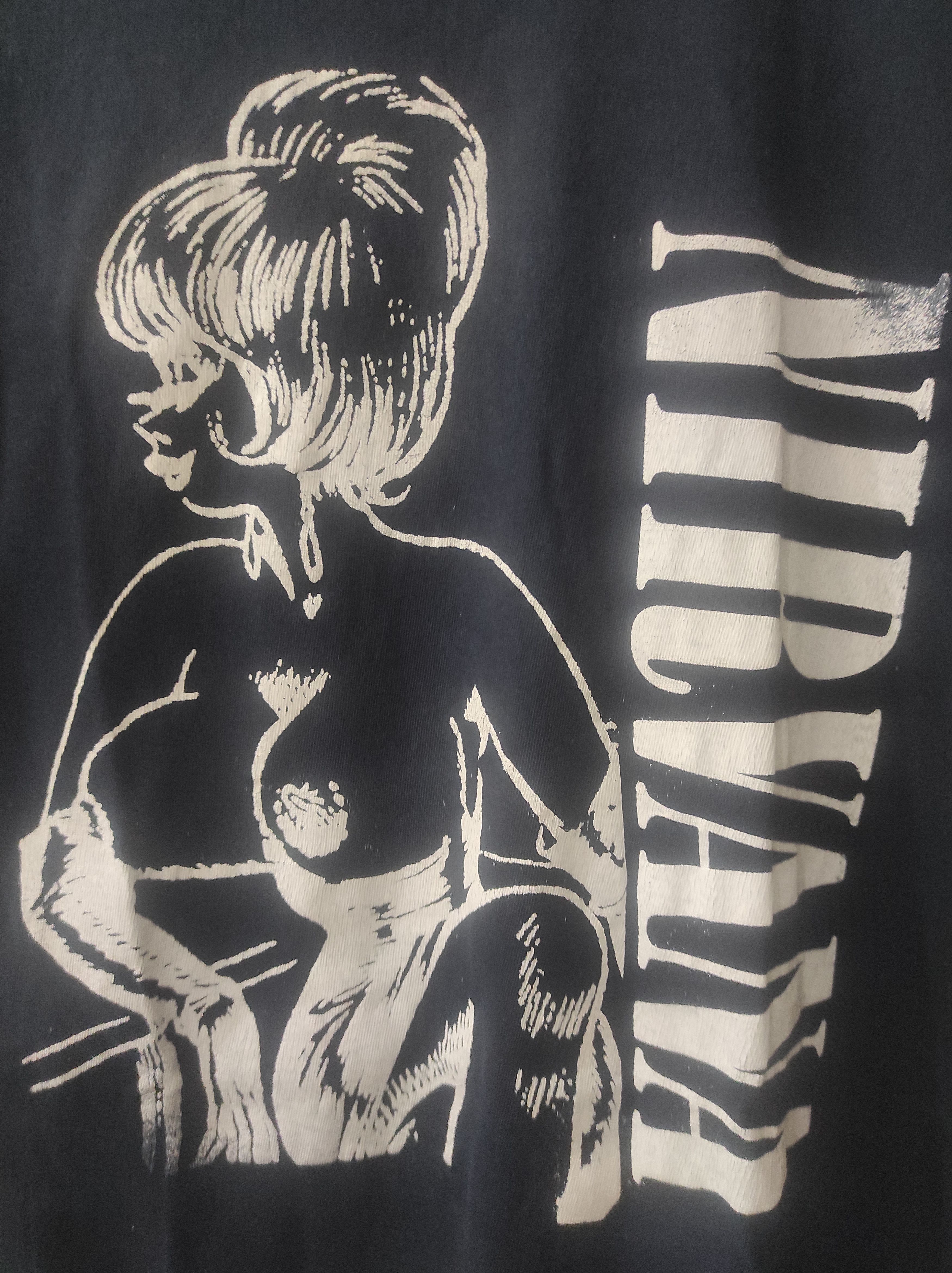 Band Tees × Nirvana × Vintage 90s NIRVANA "stripper" Size US L / EU 52-54 / 3 - 2 Thumbnail