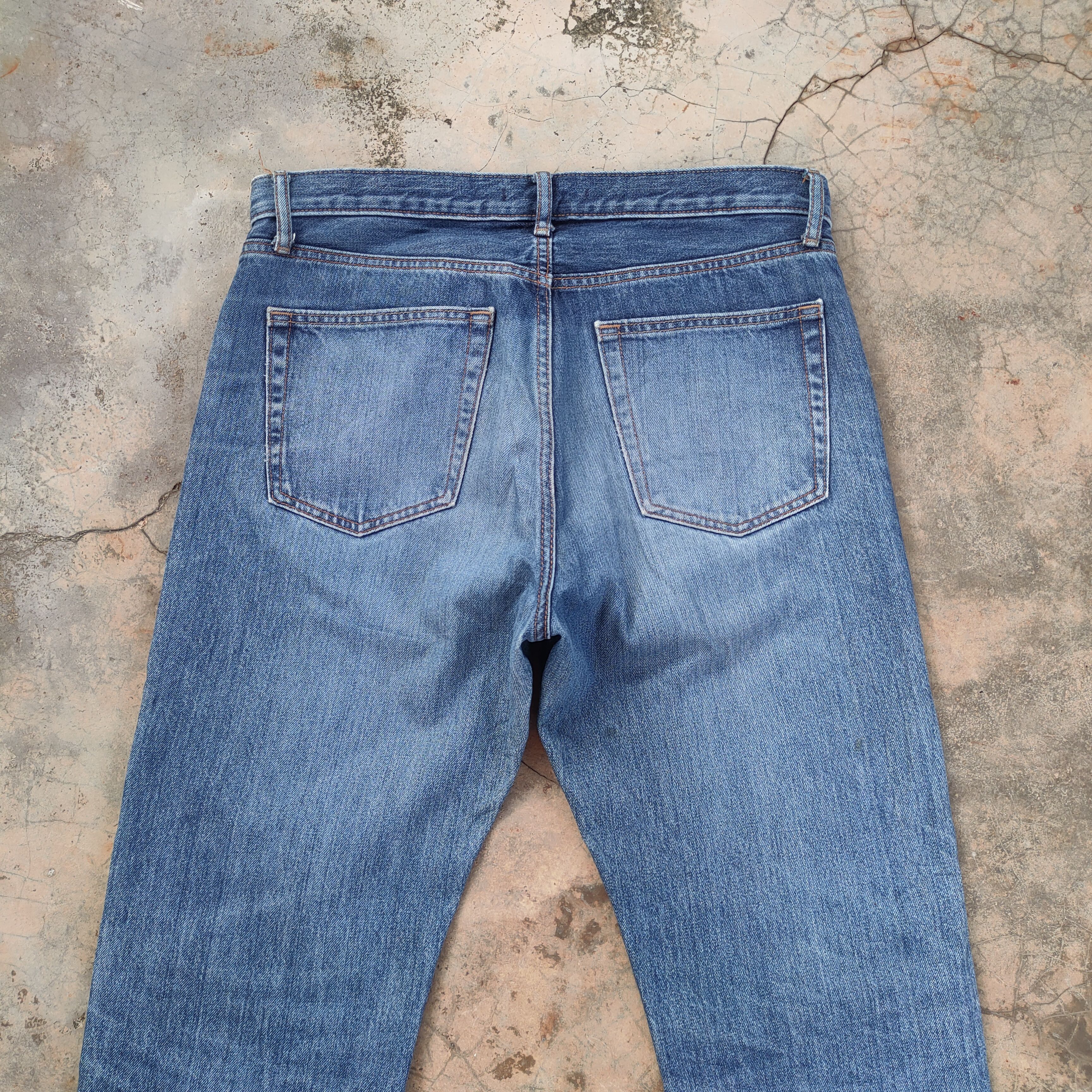 Japanese Brand × Jean W32 VINTAGE JAPANESE DISTRESSED FADED JEANS PANTS Size US 32 / EU 48 - 9 Thumbnail