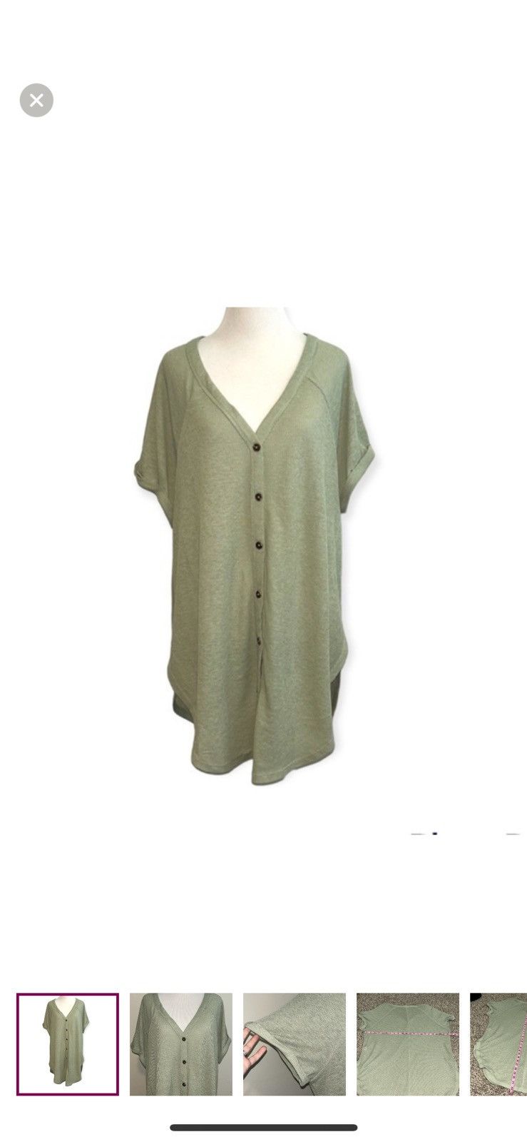 Almost Famous Almost famous 3x waffle top Size 3XL / US 20-22 - 1 Thumbnail