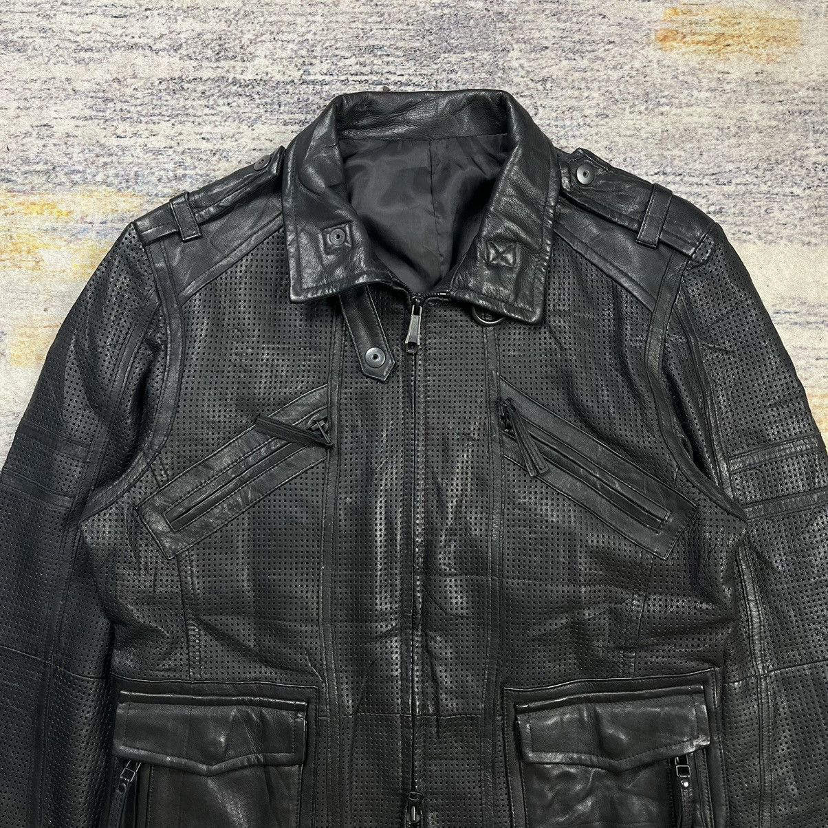 5351 POUR LES HOMMES × If Six Was Nine × Le Grande Bleu (L.G.B.) 5351 Pour Les Hommes rider leather jacket Size US M / EU 48-50 / 2 - 4 Thumbnail