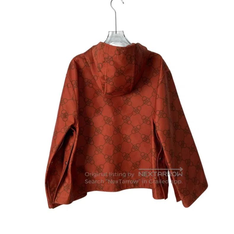 Hermes Hermes Orange Hooded Windbreaker Size XS / US 0-2 / IT 36-38 - 2 Thumbnail