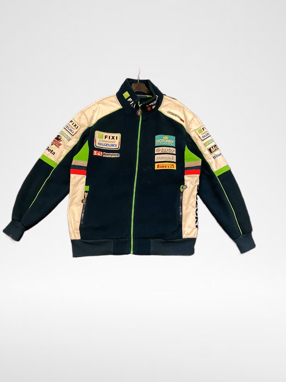 Vintage Streetwear SUZUKI Zip Sweatshirt Y2K Print Size US S / EU 44-46 / 1 - 1 Thumbnail