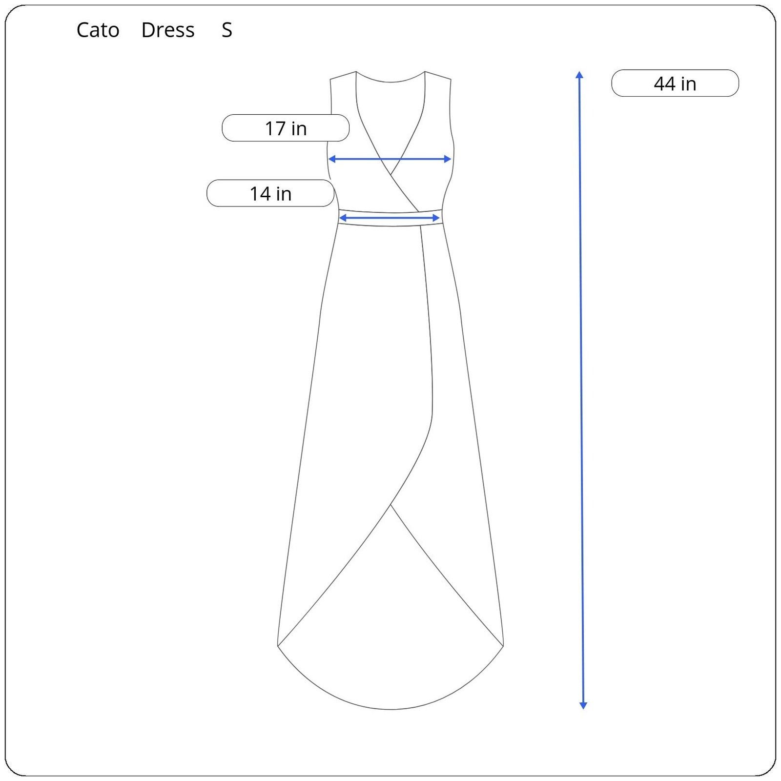 Other Cato Sleeveless Dress Women's Size Small Size S / US 4 / IT 40 - 5 Thumbnail