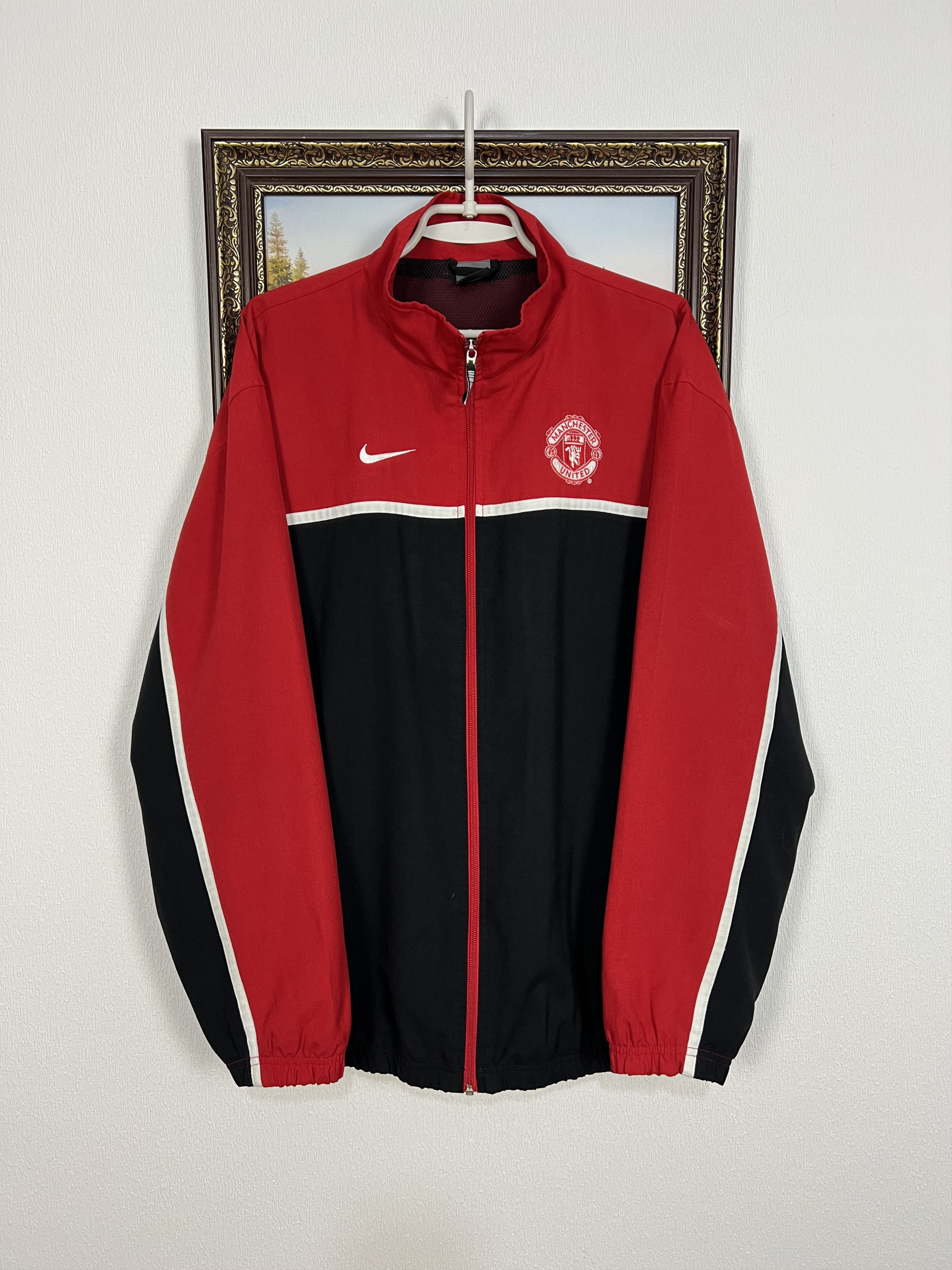 Nike Vintage Nike Manchester United Football Jacket Soccer Size US XL / EU 56 / 4 - 1 Thumbnail