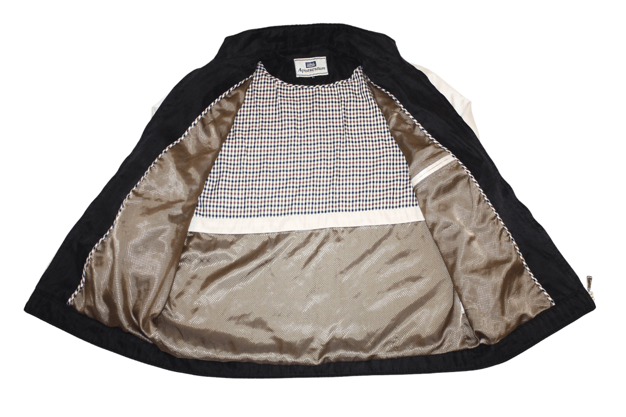 Aquascutum 🔥 Aquascutum Signatured Satin Cotton Casual Jacket Size US XL / EU 56 / 4 - 3 Thumbnail