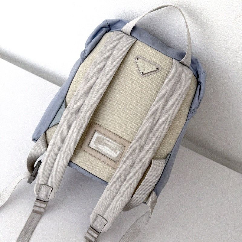 Prada Prada Vintage Pocono Nylon Pervinca Blue Backpack Tessuto Size ONE SIZE - 7 Thumbnail