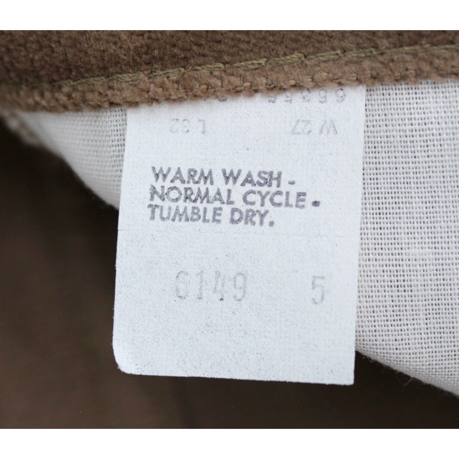 Levi's Levi's 1970s Pants Velvet Brown 27x31.5 Vintage Original 70s Mens Levi's Pants Size US 27 - 5 Thumbnail