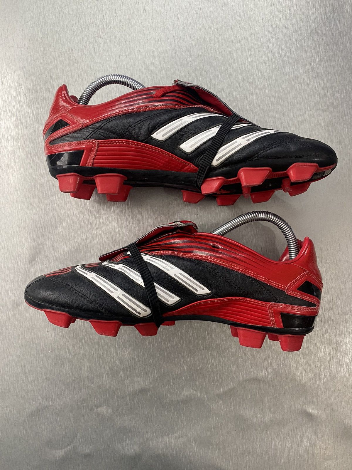 Vintage Adidas Predator Absolado TRX FG Red Black Size US 7.5 / EU 40-41 - 7 Thumbnail