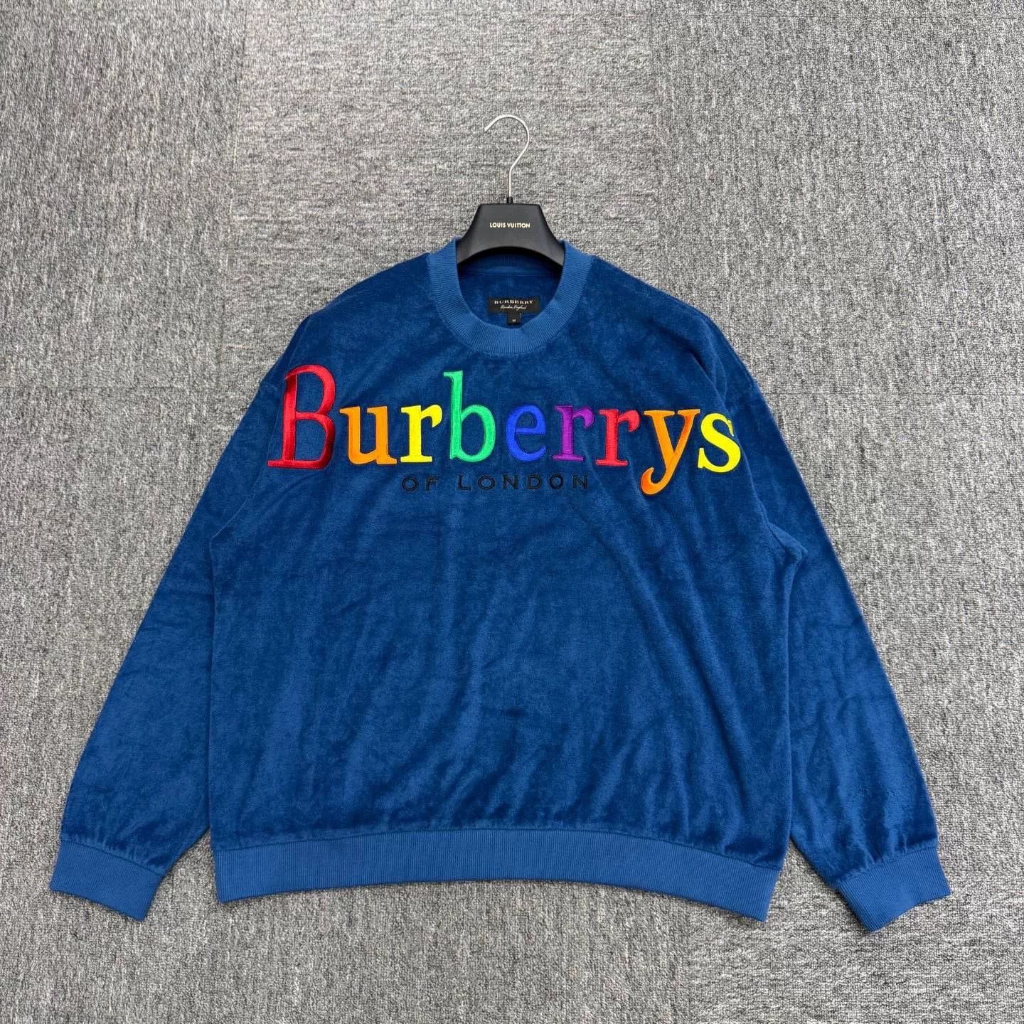 Burberry Rainbow Embroidered Letter Sweatshirt.