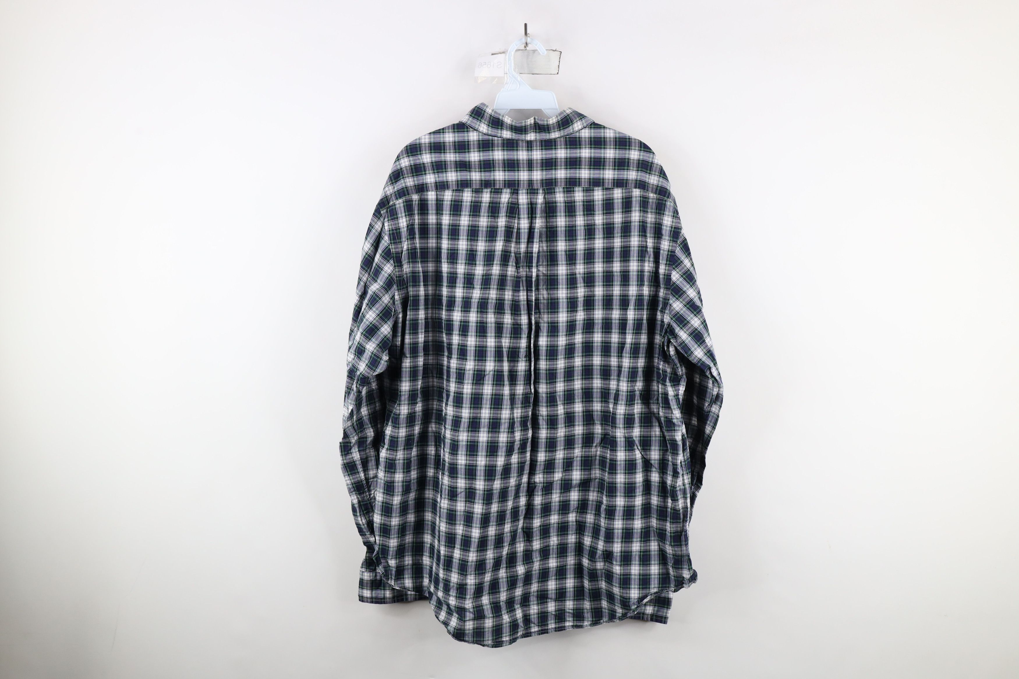 Ralph Lauren × Vintage Vintage 90s Ralph Lauren Collared Button Down Shirt Plaid Size US XXL / EU 58 / 5 - 7 Thumbnail