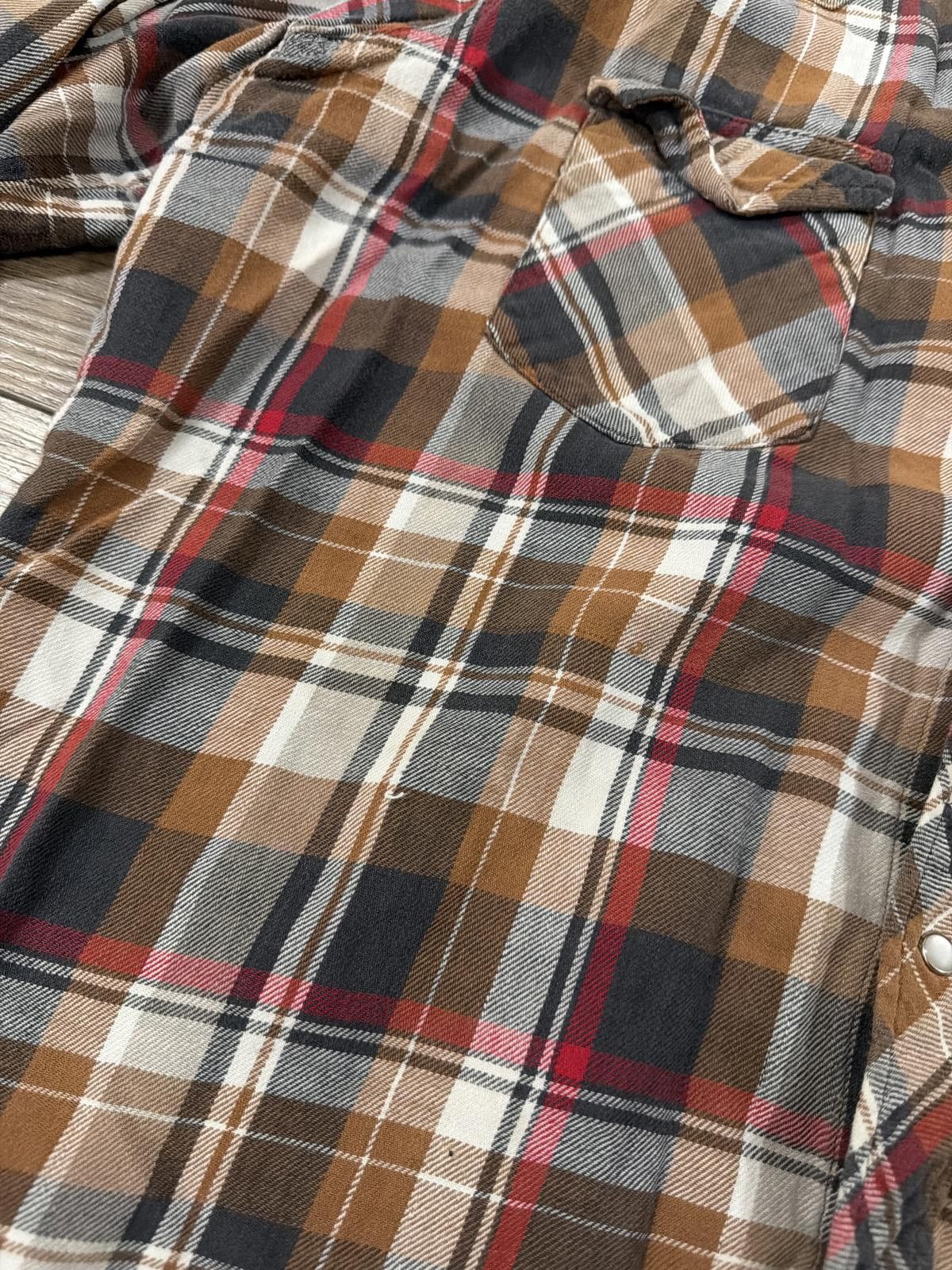 Wrangler Vintage Wrangler Western Cowboy Snap Shirt Plaid 90s Y2K Size US XL / EU 56 / 4 - 6 Thumbnail
