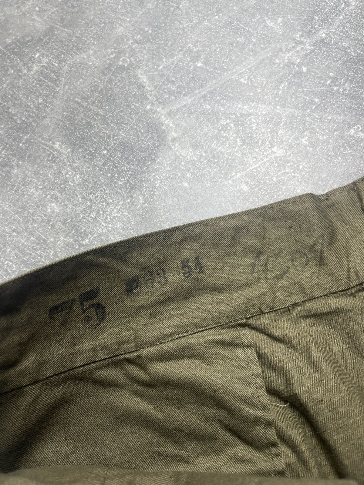 Other Vintage USSR Field Pants M39 Infantry Military Uniform Green Size US 36 / EU 52 - 17 Thumbnail