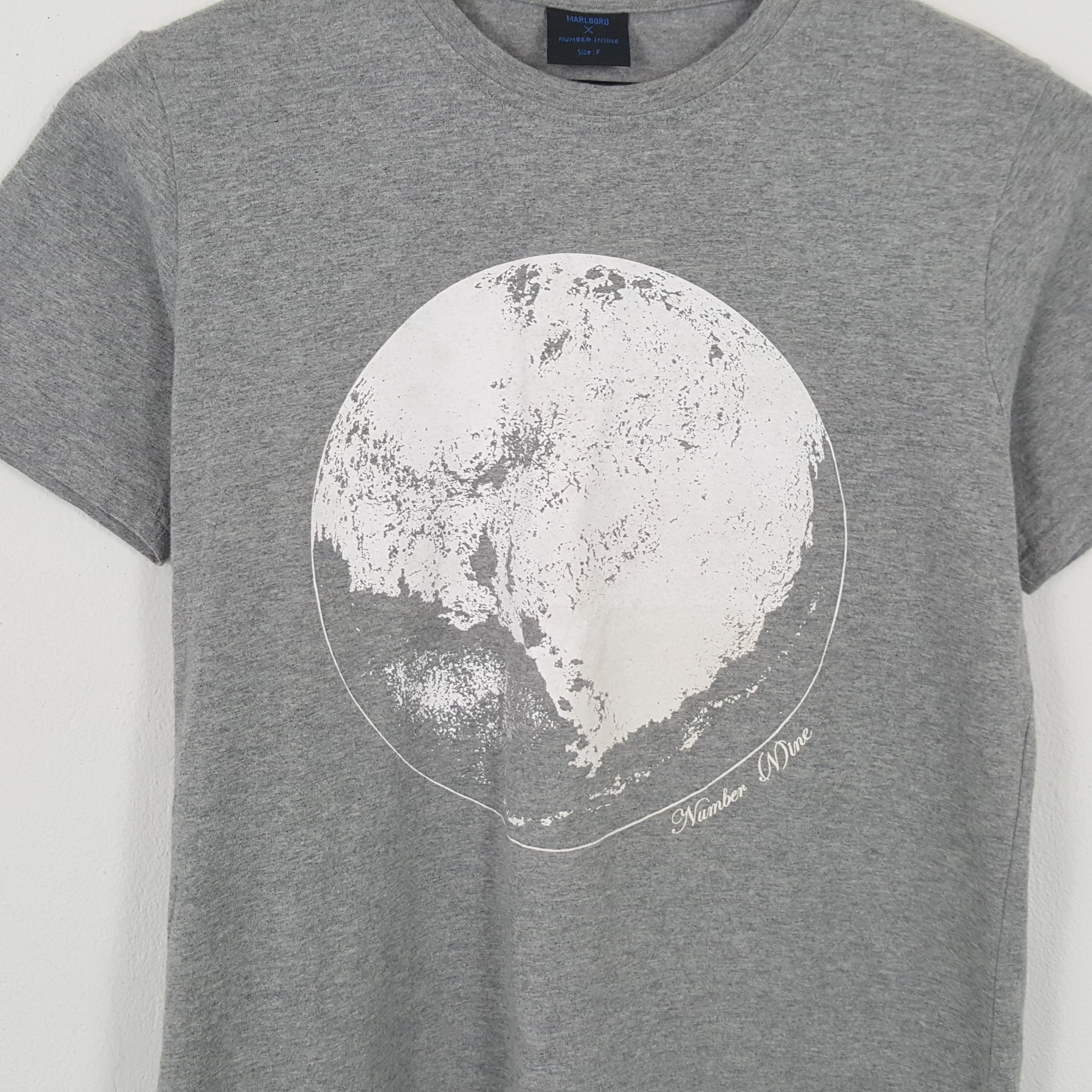 Marlboro × Number (N)ine × Vintage MARLBORO x NUMBER (N)INE Moon Design Style Streetwear Tshirt Size US M / EU 48-50 / 2 - 2 Thumbnail