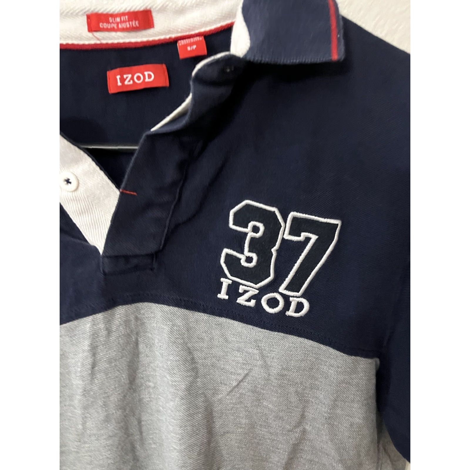 Izod IZOD Polo Slim Fit Color-block Short Sleeve Golf Choco #37 Izod Polo Slim Color-block Short Sleeve Golf Choco #37 Size US S / EU 44-46 / 1 - 3 Thumbnail