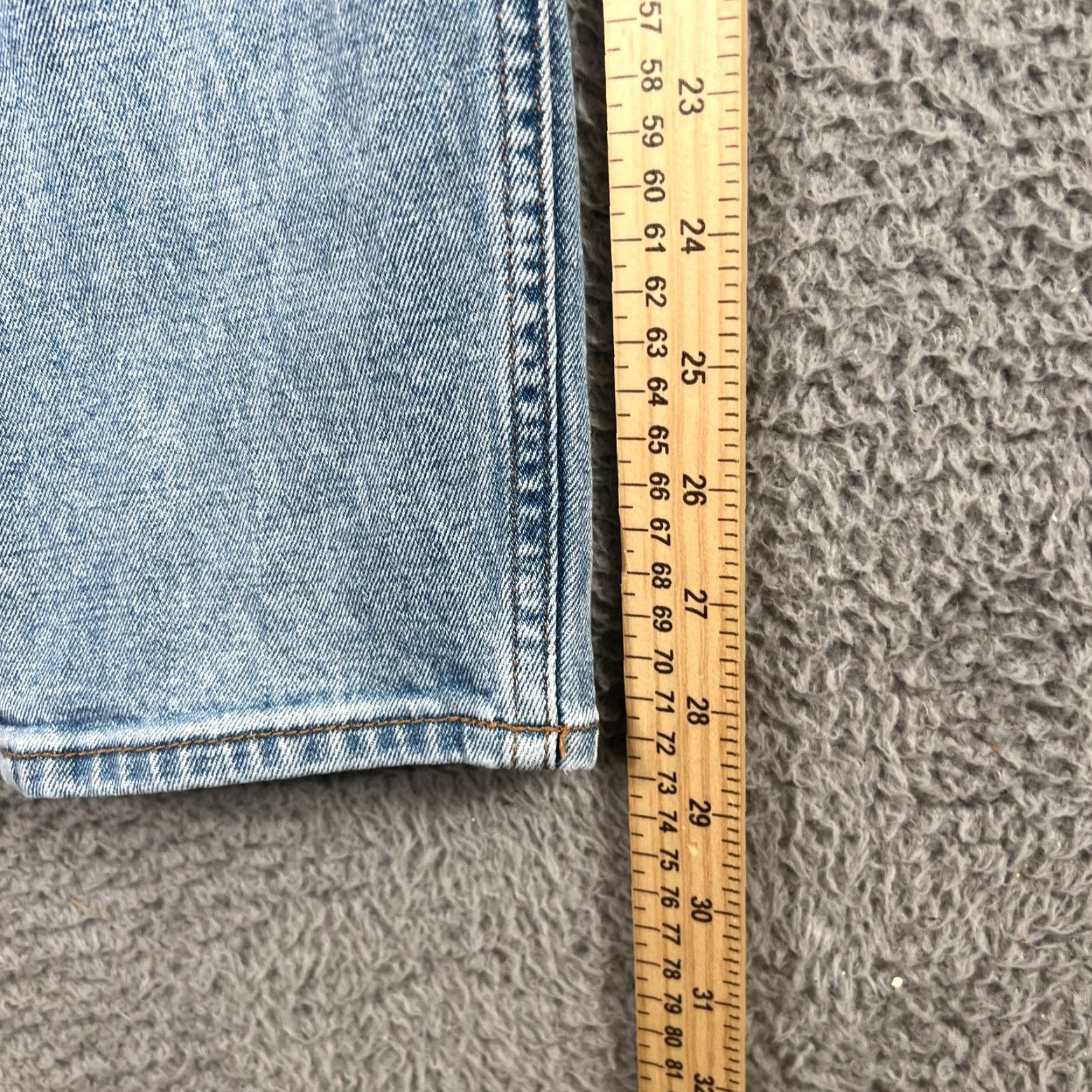 Abercrombie & Fitch VINTAGE Abercrombie & Fitch Women's Skinny Jeans Size 10 High Rise Light Wash Denim Fall Spring Summer Size 32" / US 10 / IT 46 - 5 Thumbnail