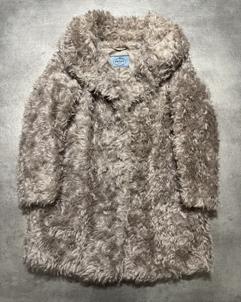 Prada AW2011 Prada Snow Mohair Fur Jacket Size S / US 4 / IT 40 - 1 Thumbnail