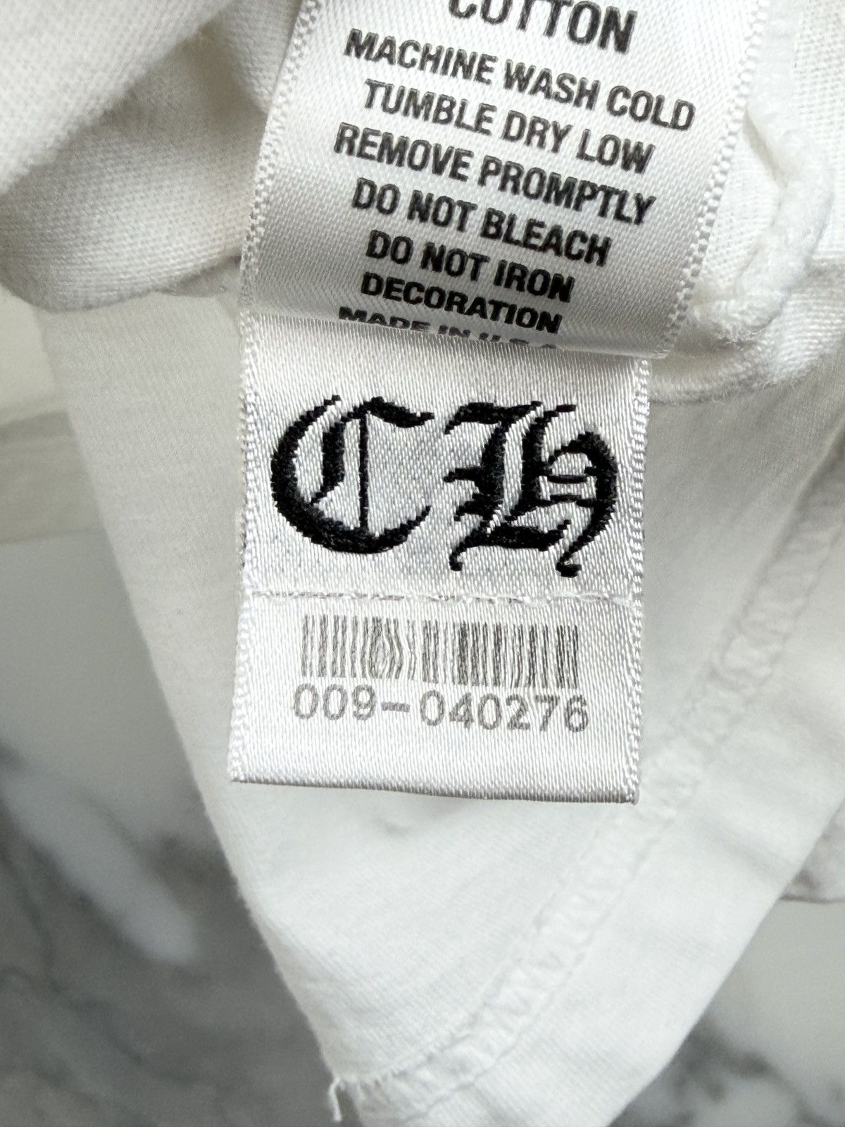 Chrome Hearts Chrome Hearts Vintage Plus Cross Square Logo Tshirt White Size US S / EU 44-46 / 1 - 9 Thumbnail
