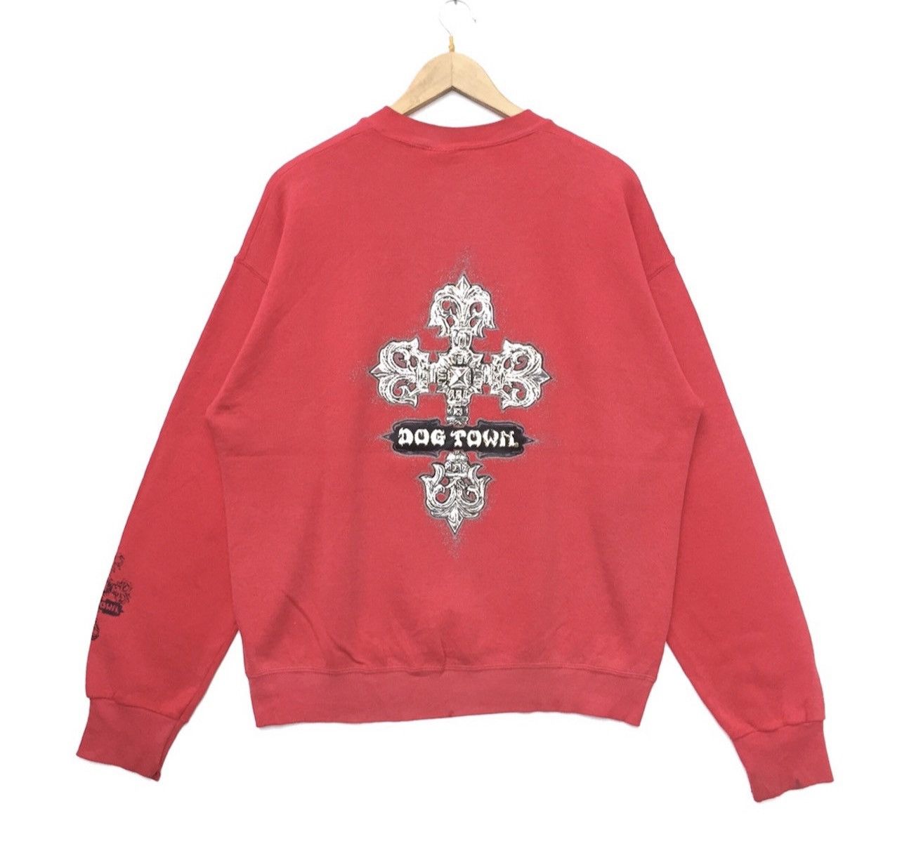 Dogtown Vintage 90s Dogtown Big Logo Sweatshirt | Spell Out | L | Size US L / EU 52-54 / 3 - 1 Thumbnail