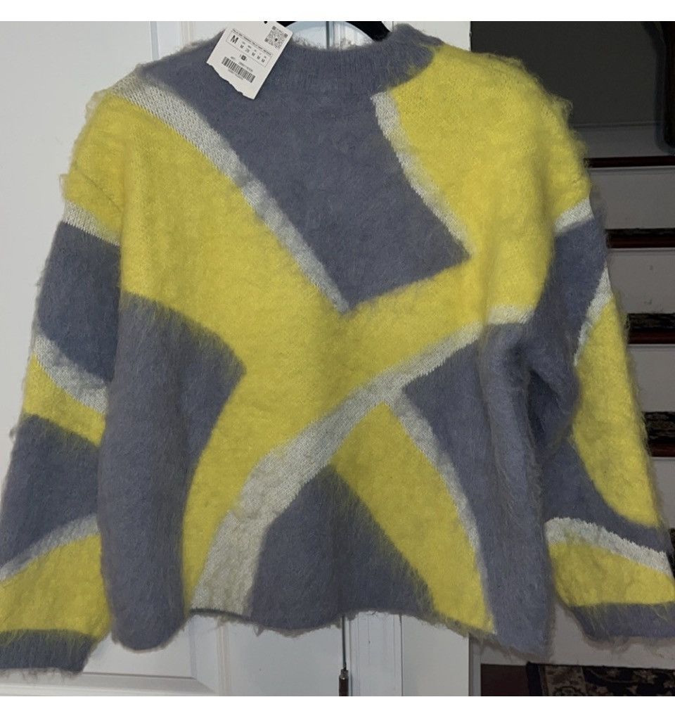 Zara Zara Abstract Sweater Size M / US 6-8 / IT 42-44 - 3 Thumbnail
