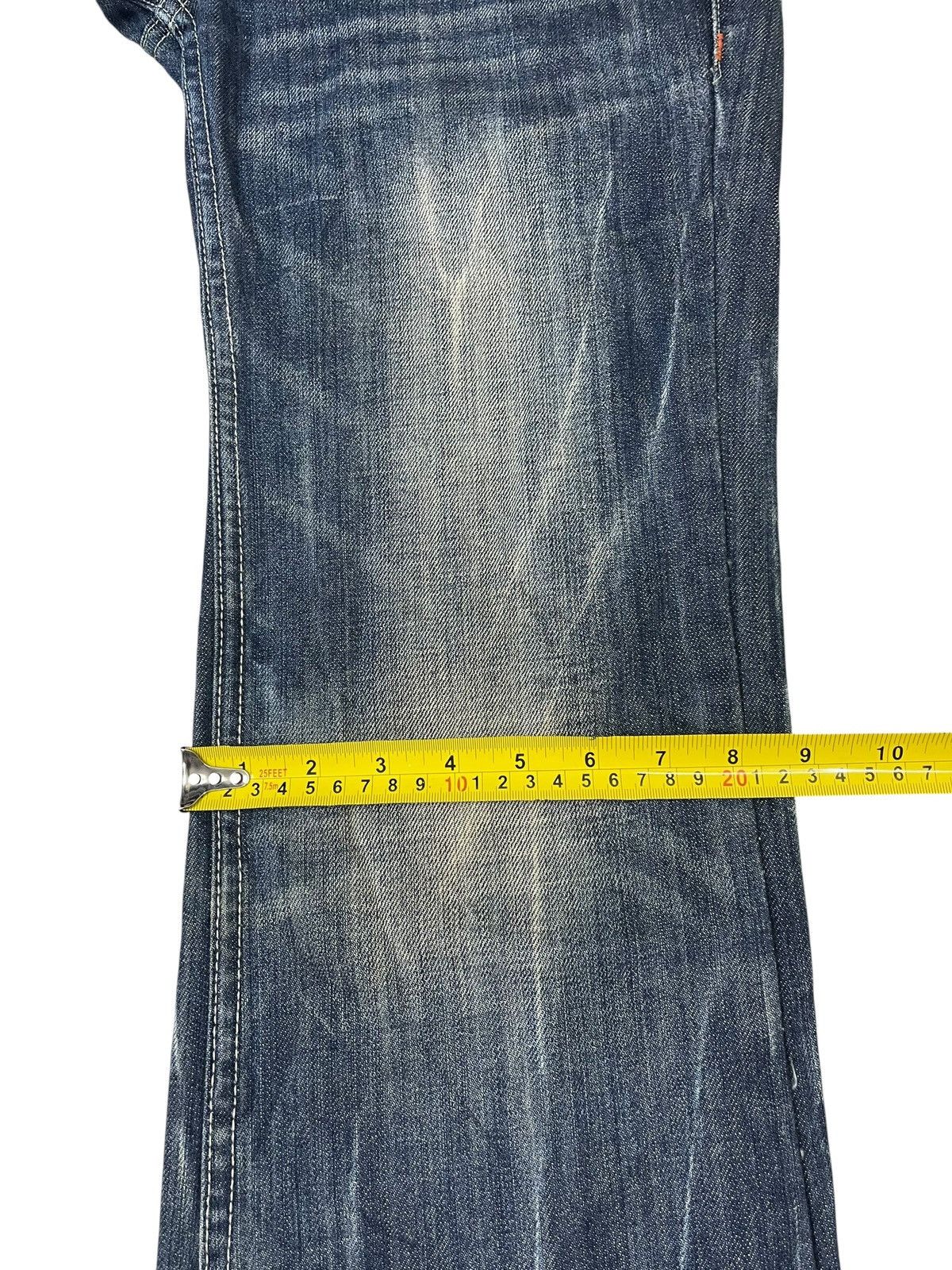 Japanese Brand Vintage Swell Jeans Style By L.B.D Flare Jeans Size 28" / US 6 / IT 42 - 12 Thumbnail