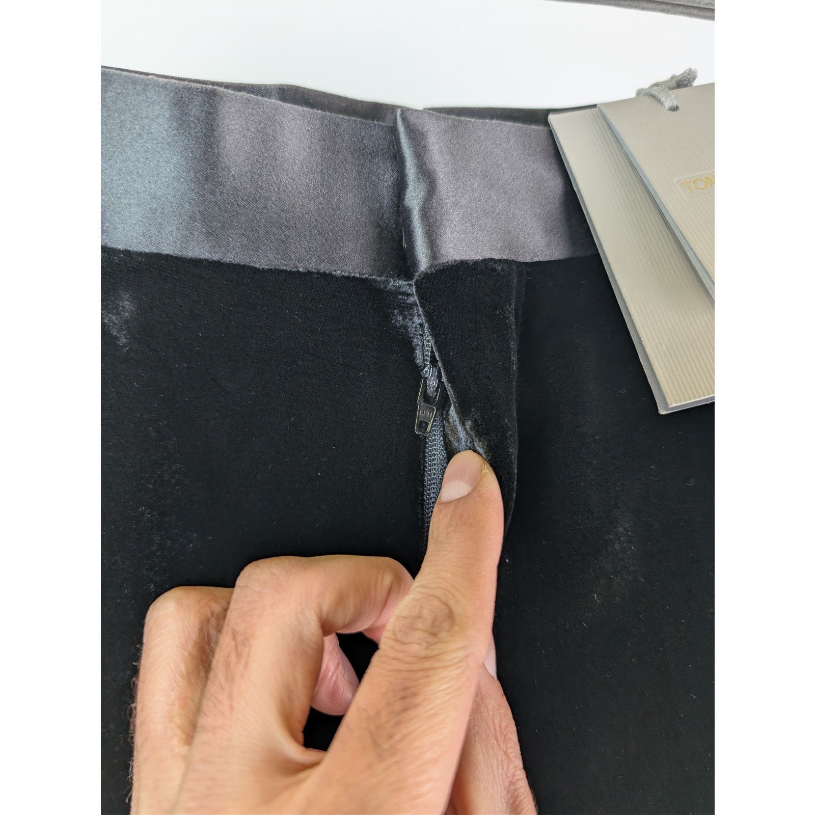 Tom Ford o1rshd1 Tailored Velvet Tuxedo Evening Pants in Black Size US 34 / EU 50 - 7 Thumbnail