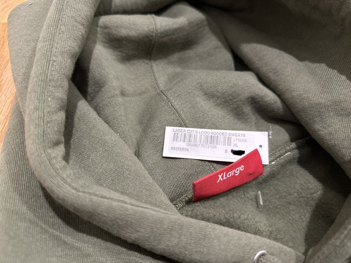 Supreme Supreme Laser Cut S Logo Hoodie Sweatshirt Hoody Size US XL / EU 56 / 4 - 10 Thumbnail