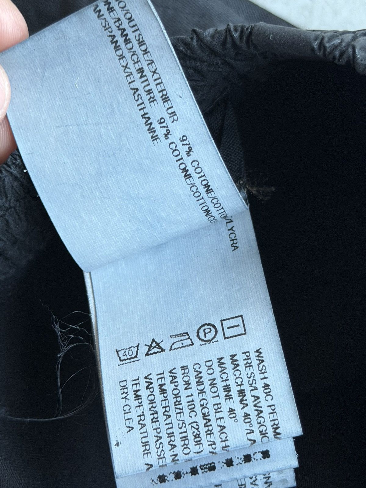 Rick Owens Drkshdw Rick Owens DRKSHDW FW13 Black Wax Leggings Size US 30 / EU 46 - 5 Thumbnail