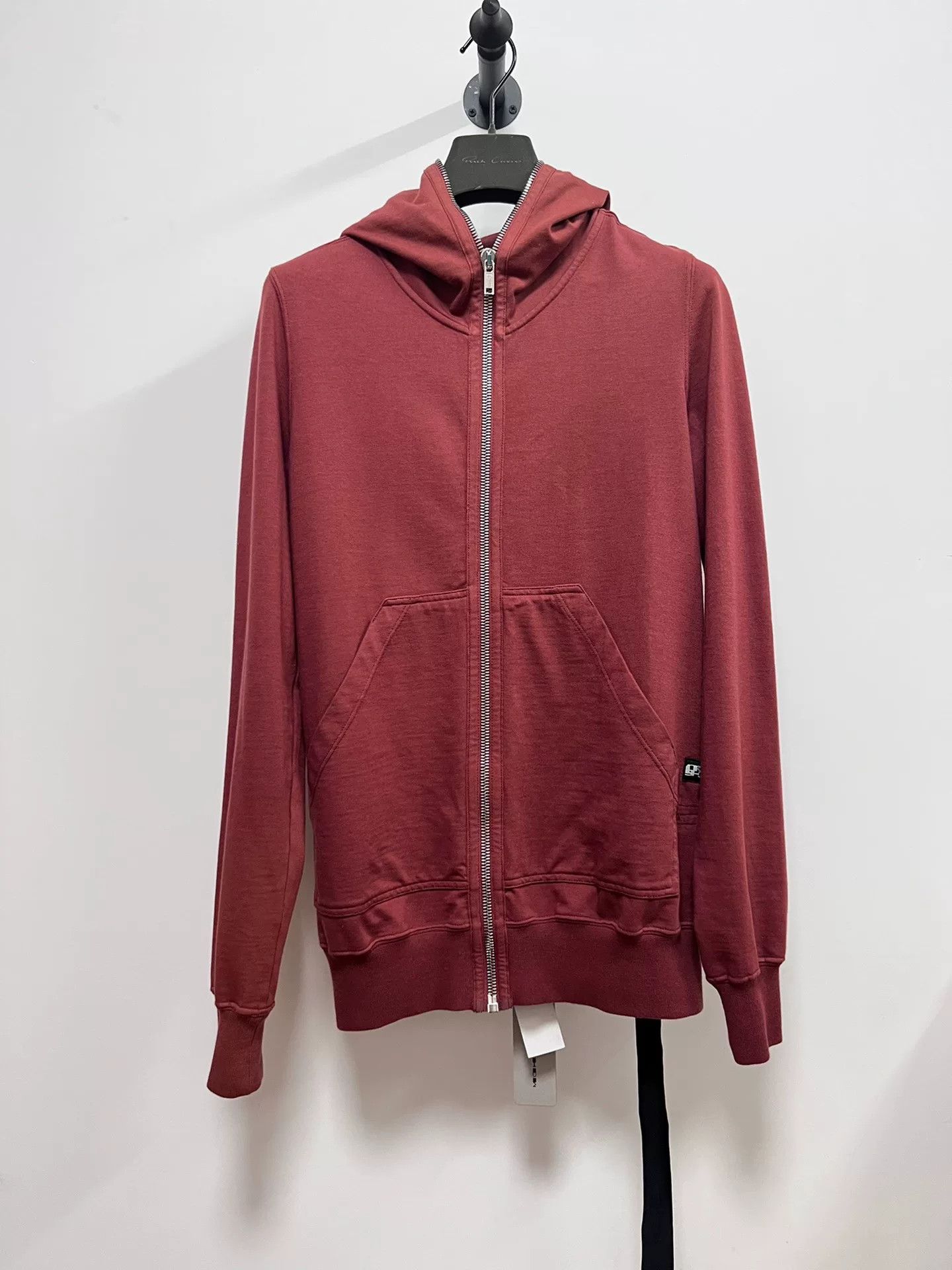 Rick Owens Rick Owens Dark Cherry Zip Hoodie Size S Size US S / EU 44-46 / 1 - 1 Thumbnail
