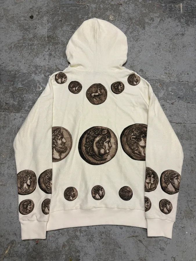 Dolce & Gabbana SS2014 Dolce & Gabbana White Coin Hoodie Size US L / EU 52-54 / 3 - 6 Thumbnail