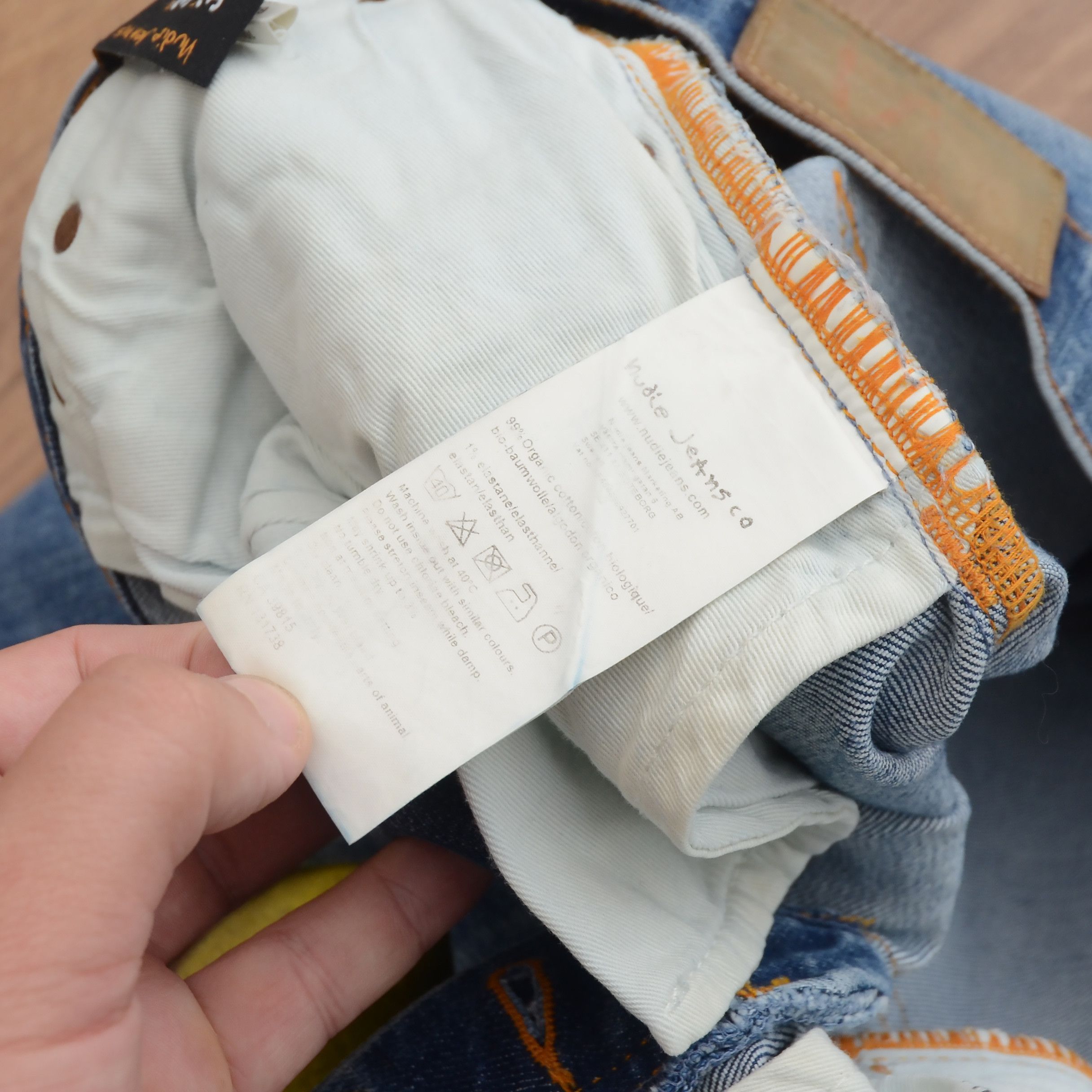 Nudie Jeans Nudie Jeans Steady W31 L34 faded Denim Button Fly Thim Size US 31 - 14 Thumbnail
