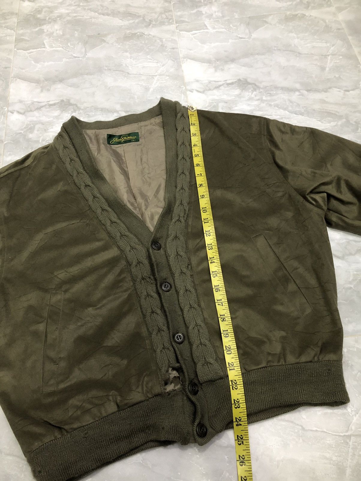 Vintage Vintage Jack Nicklaus Olive Cardigan Jacket Size US M / EU 48-50 / 2 - 17 Thumbnail