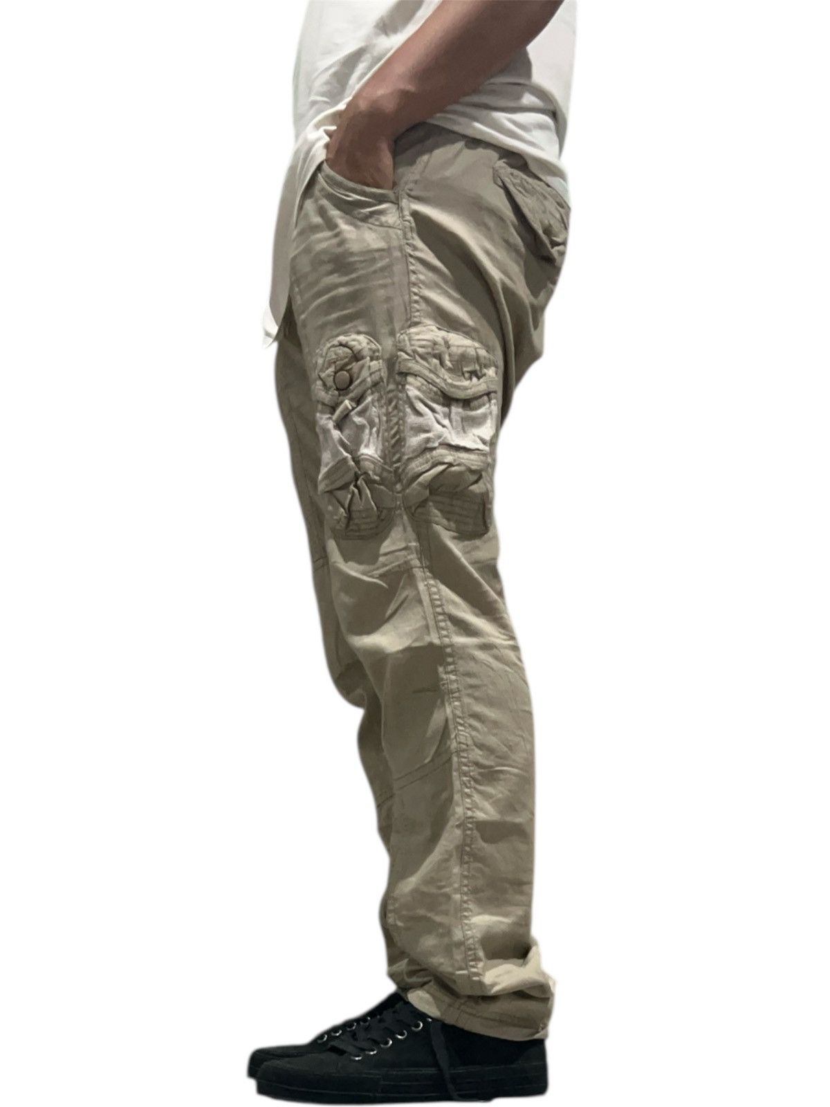 If Six Was Nine × Japanese Brand × Le Grande Bleu (L.G.B.) G.O.A Cargo Pants Size US 31 - 8 Thumbnail