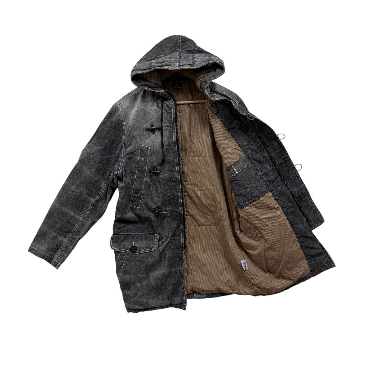 If Six Was Nine Allix Design Fireman Hoodie Denim Jacket Japanese Brand Size US L / EU 52-54 / 3 - 3 Thumbnail