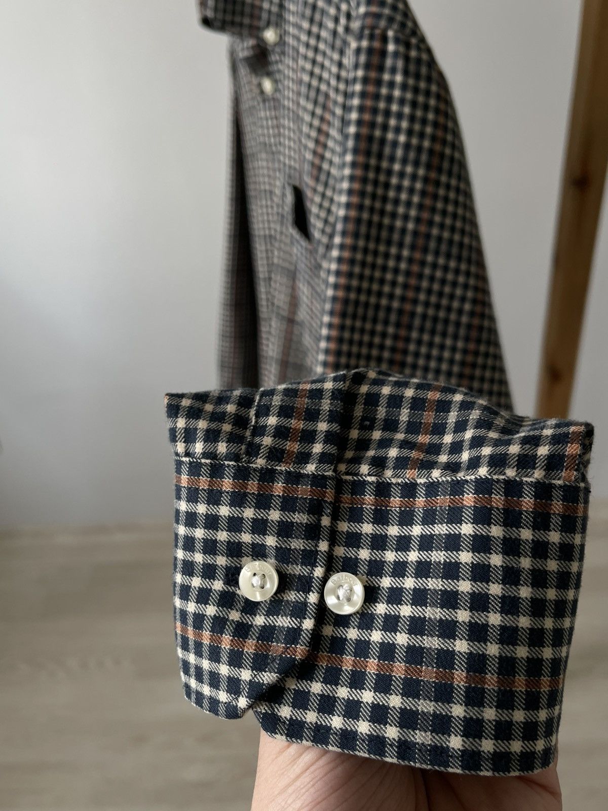 Barbour Barbour AW22 Henderson Thermo Weave Checkered Twill Shirt Size US M / EU 48-50 / 2 - 8 Thumbnail
