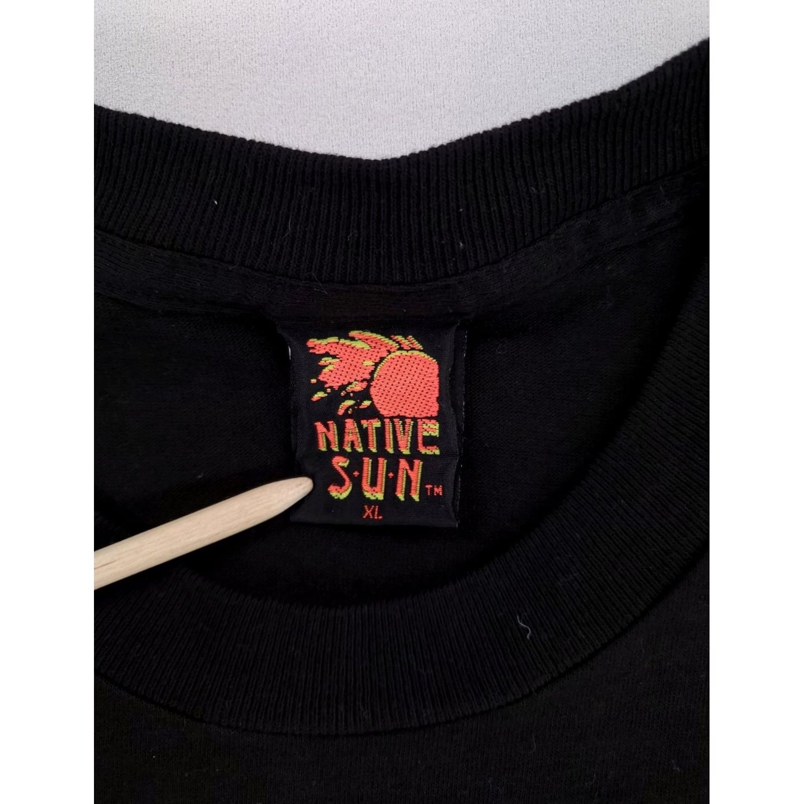 Native VINTAGE Hooters T Shirt Kansas City Black Short Sleeve Mens XL 80s 90s Single Stitch Kansas City Black Short Sleeve Mens XL Size US XL / EU 56 / 4 - 4 Thumbnail