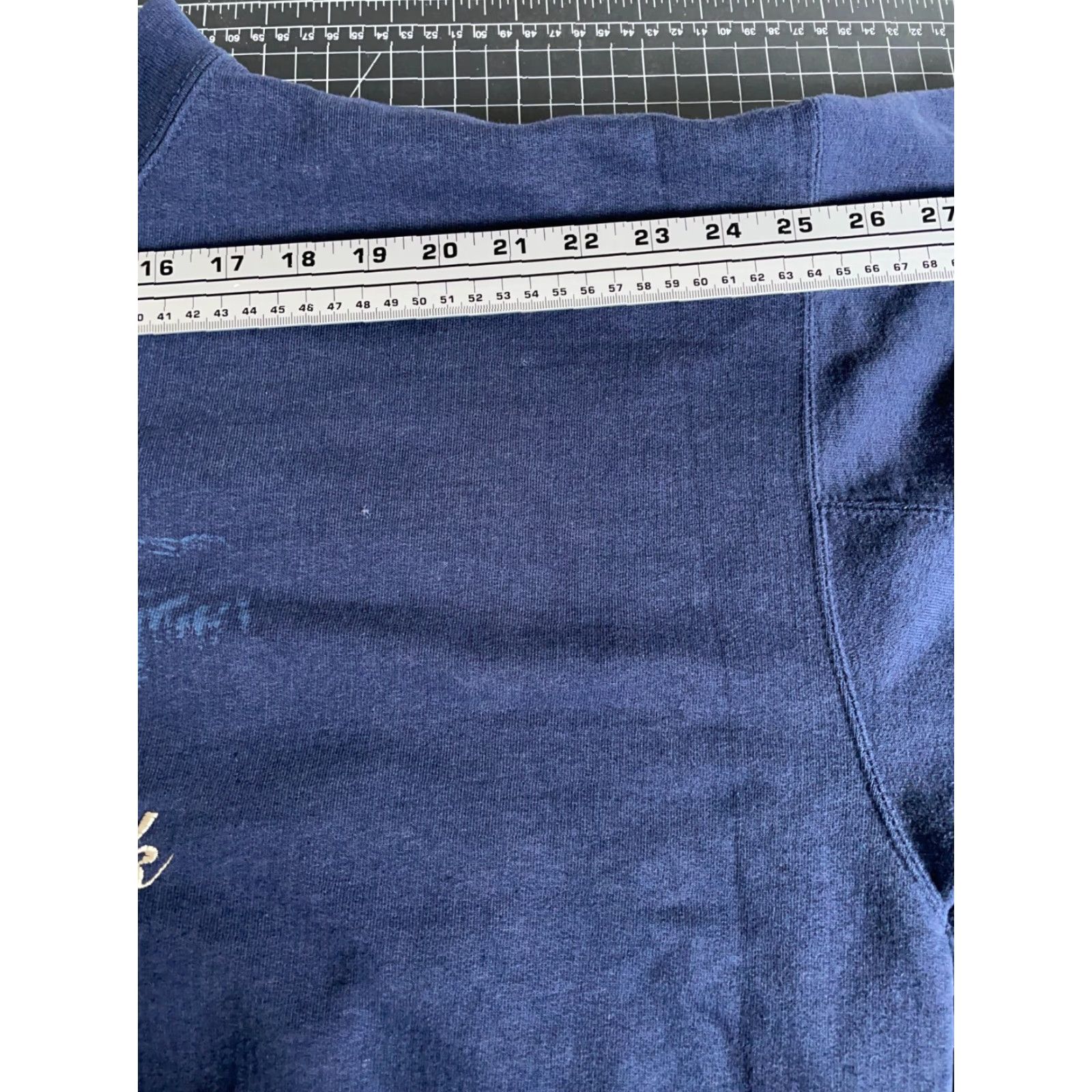 Vintage VINTAGE Headwaters Sweatshirt Dark Blue Embroidered Alpina Buck Men XL Graphic Print Crew Neck Pullover Regular Cotton-Blend Fleece Size US XL / EU 56 / 4 - 7 Thumbnail