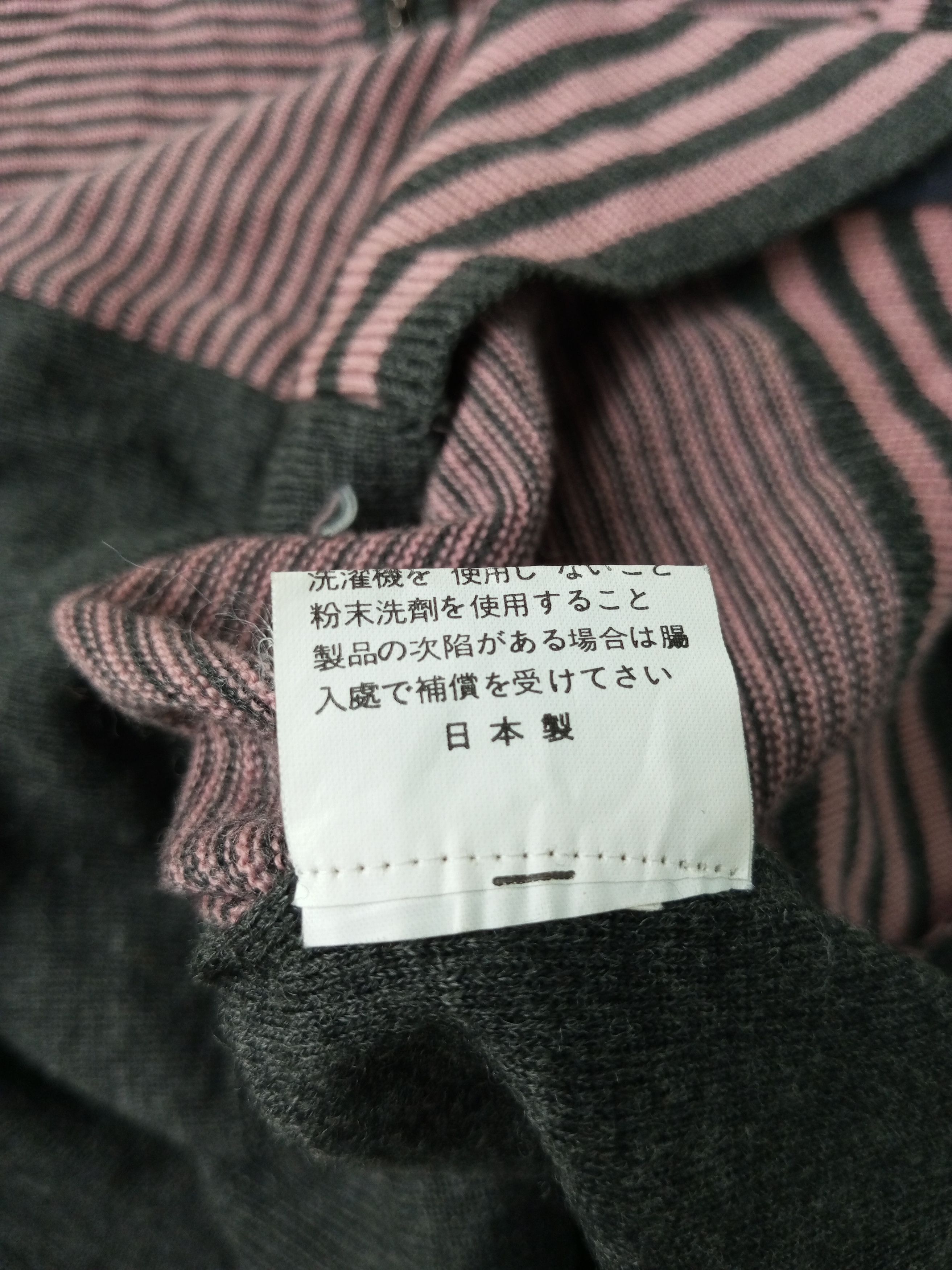 Japanese Brand × Vintage Vintage Black & White Japanese Brand Knit Wear Size US L / EU 52-54 / 3 - 8 Thumbnail