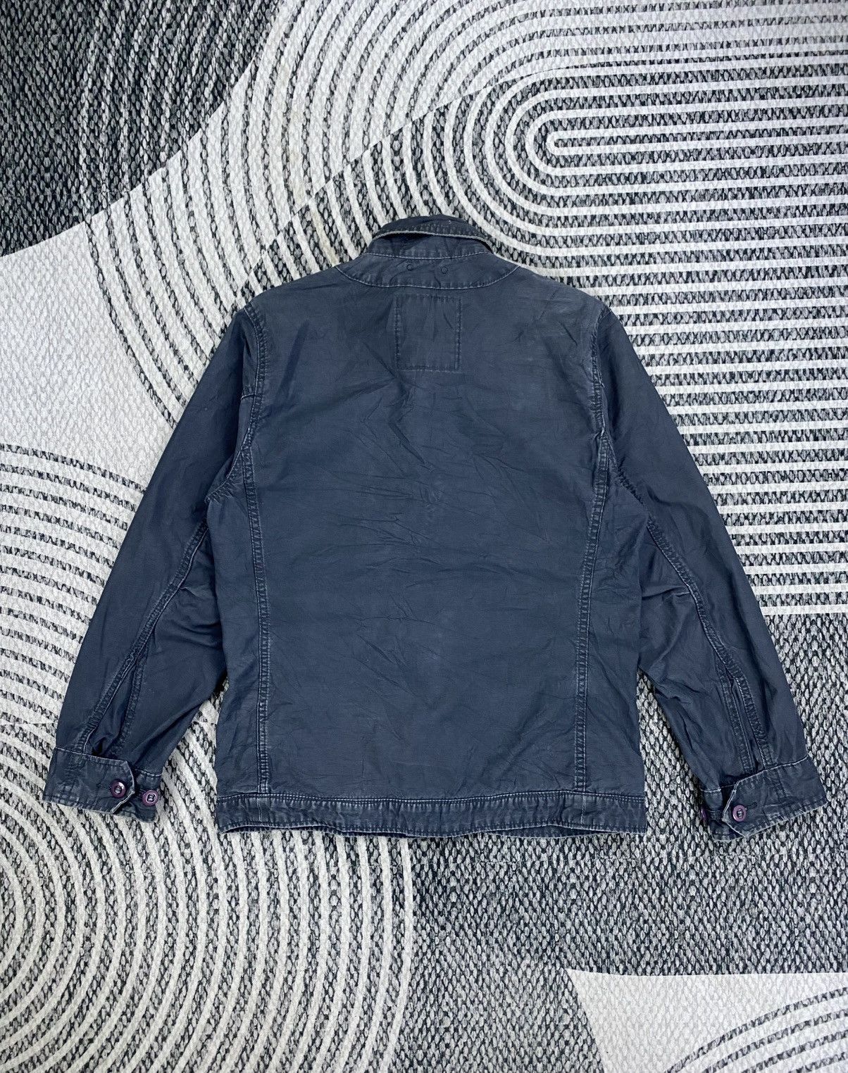 Hysteric Glamour Vintage Back Number Casual Button Zip-Up Jacket Size US M / EU 48-50 / 2 - 2 Thumbnail