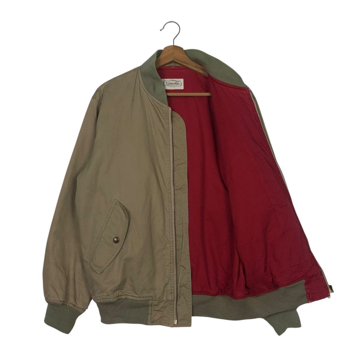 Japanese Brand 🔥VINTAGE PARACHUTE BOMBER JACKET LINCOLN ISSEY MIYAKE Size US L / EU 52-54 / 3 - 13 Thumbnail