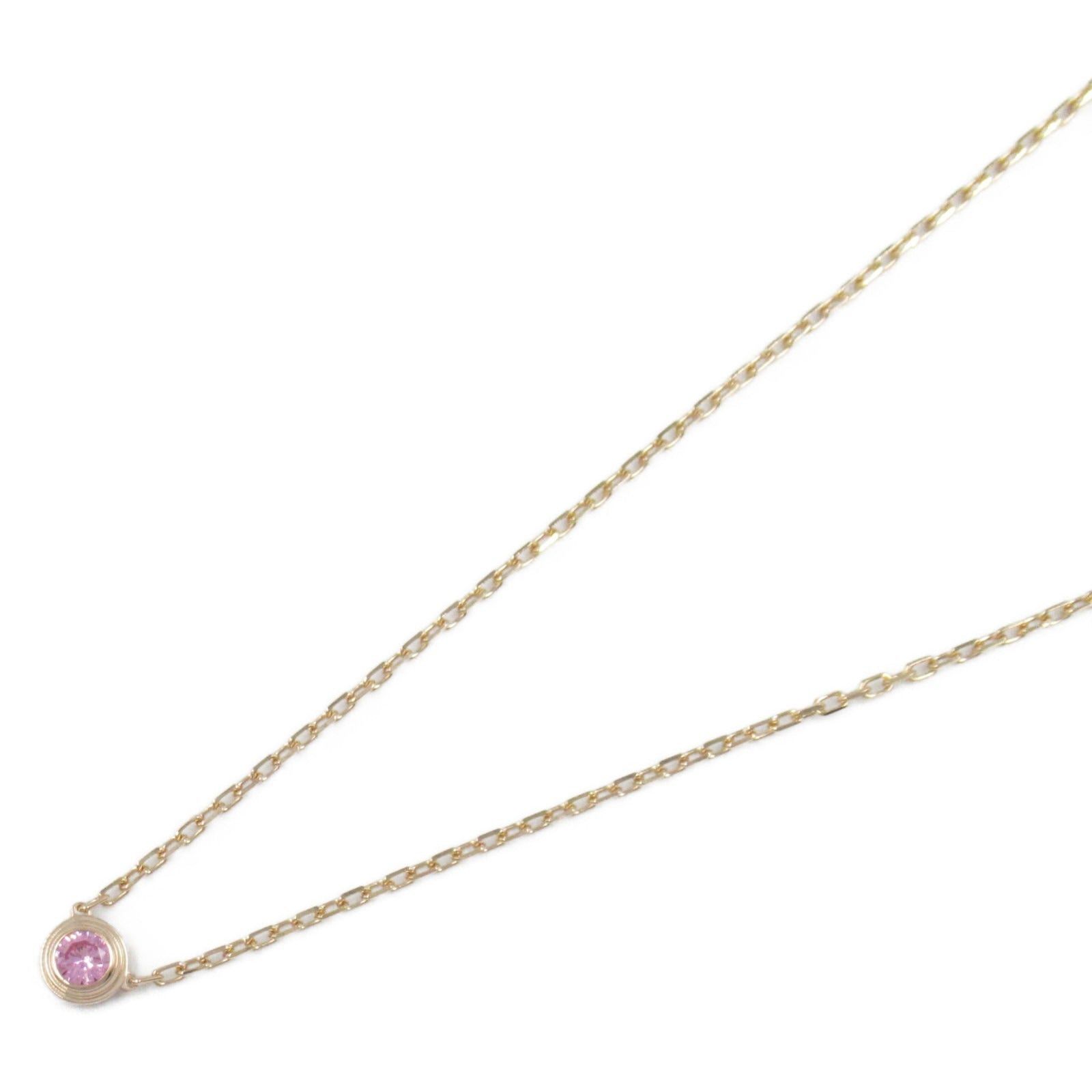 Cartier Cartier Damour Necklace Sapphire K18Pg (Pink Gold) Pink Size ONE SIZE - 1 Thumbnail